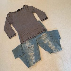 AE jeans w/ Express Top Bundle